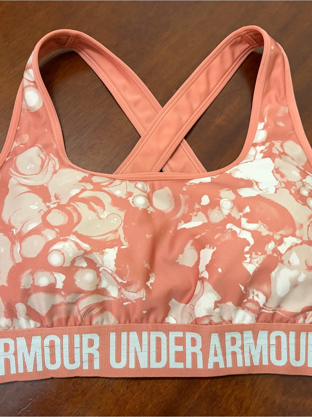Under Armour Women’s Mid Crossback Sports Bra - Size XL